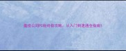 瘟疫公司PC版终极攻略从入门到速通全指南