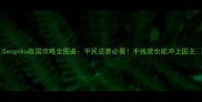 Sengoku战国攻略全图鉴平民逆袭必看手残党也能冲上国主