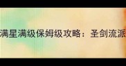 艾尔之光最新版满星满级保姆级攻略圣剑流派与装备搭配技巧