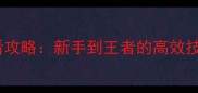 攻城掠地平民必看攻略新手到王者的高效技巧附资源图