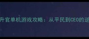 必玩模拟升官单机游戏攻略从平民到CEO的逆袭指南