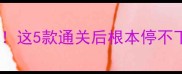 单机游戏推荐TOP10这5款通关后根本停不下来附保姆级攻略