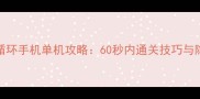60秒无限循环手机单机攻略60秒内通关技巧与隐藏成就全