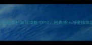 必玩电脑单机游戏攻略TOP10经典怀旧与硬核体验全