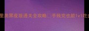超级马里奥黑夜版通关全攻略手残党也能1v1吃金币