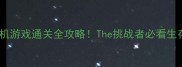 最难单机游戏通关全攻略The挑战者必看生存指南