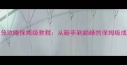 Brady高分攻略保姆级教程从新手到巅峰的保姆级成长指南